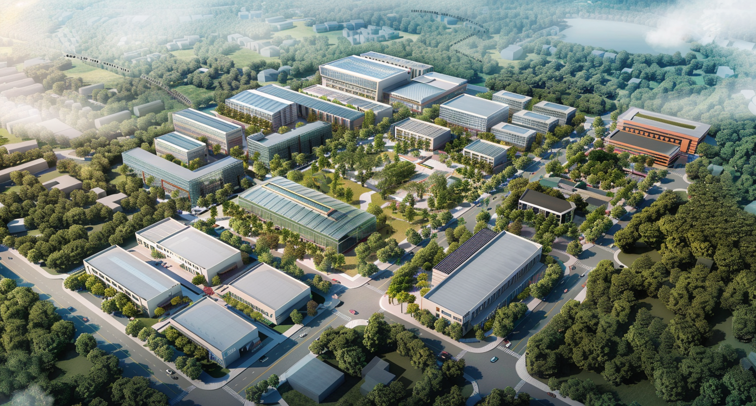 Decoxdesign The Layout Design Of The Industrial Park Is Located 2c91f0d1 1523 403a Bb01 003869e3efb0